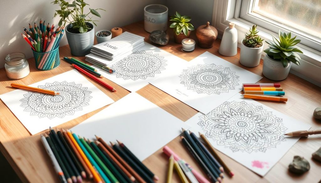 coloring materials for emotional healing