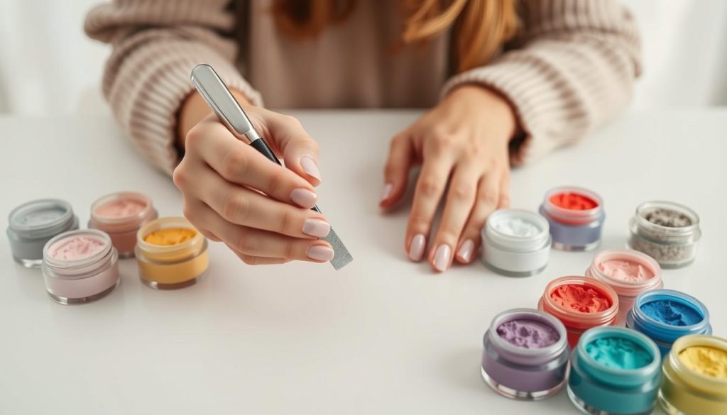 dip powder nail maintenance