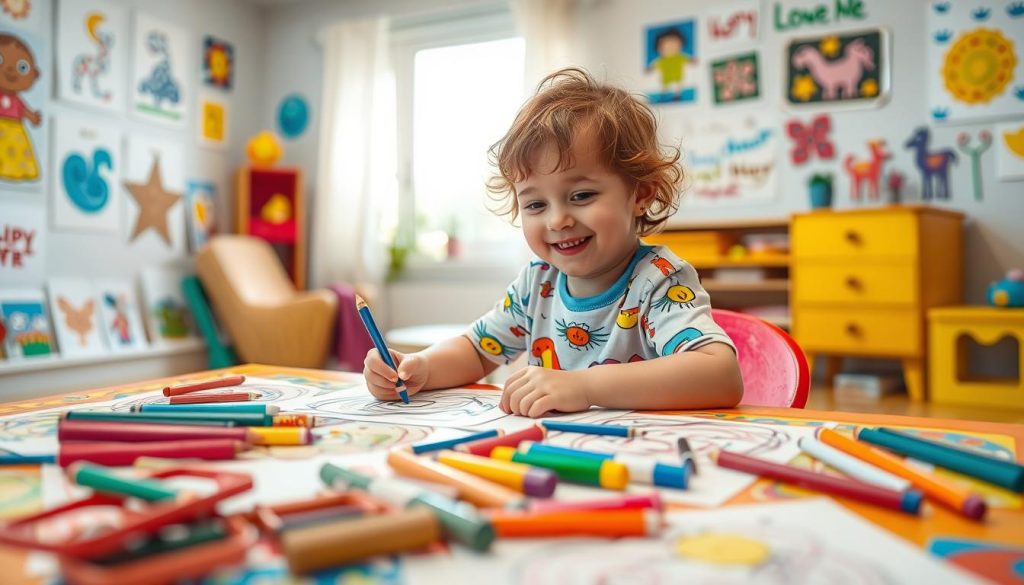 emotional benefits of coloring for kids