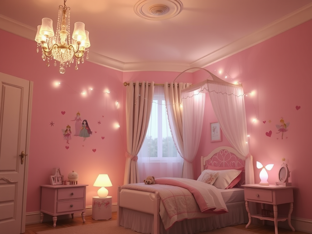 Illuminate the Room with Dreamy Lighting