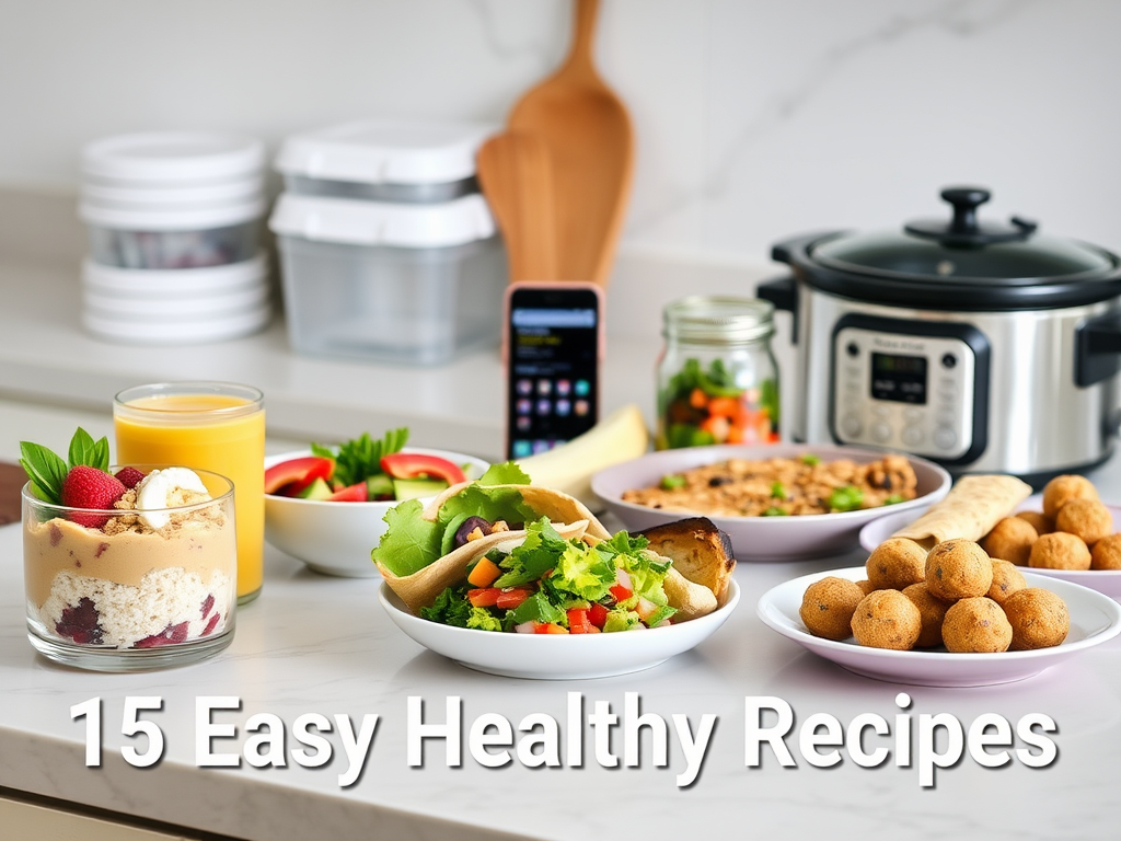 15 easy healthy receipes for busy parents